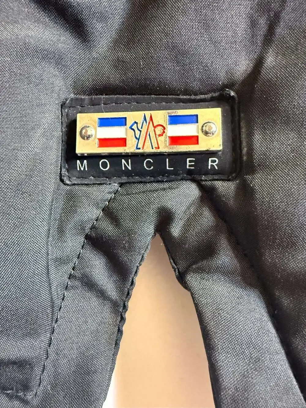 Moncler Kids Black Quilted Puffer Jacket Fleece Lined Coat Size XXL